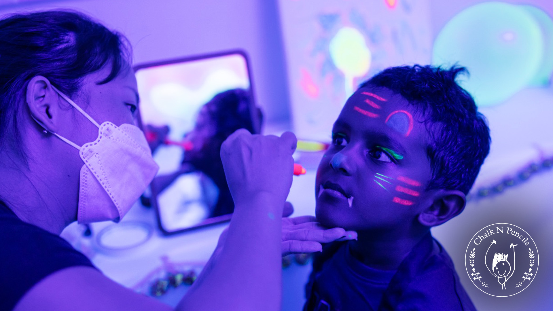 Add a creative activity like face painting to your kid's birthday party to